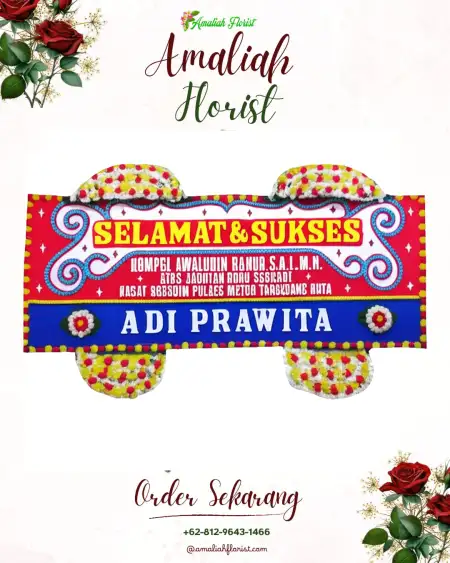 Papan Bunga Ucapan Selamat Pulau Pari